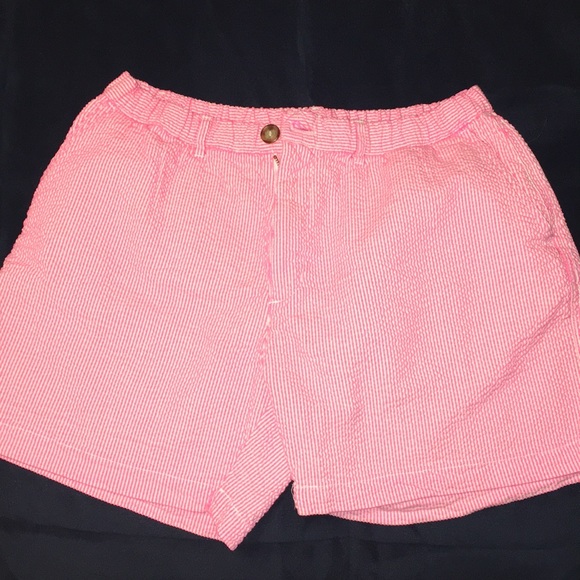 chubbies Other - Chubbies hot pink seersucker shorts 5.5 inch